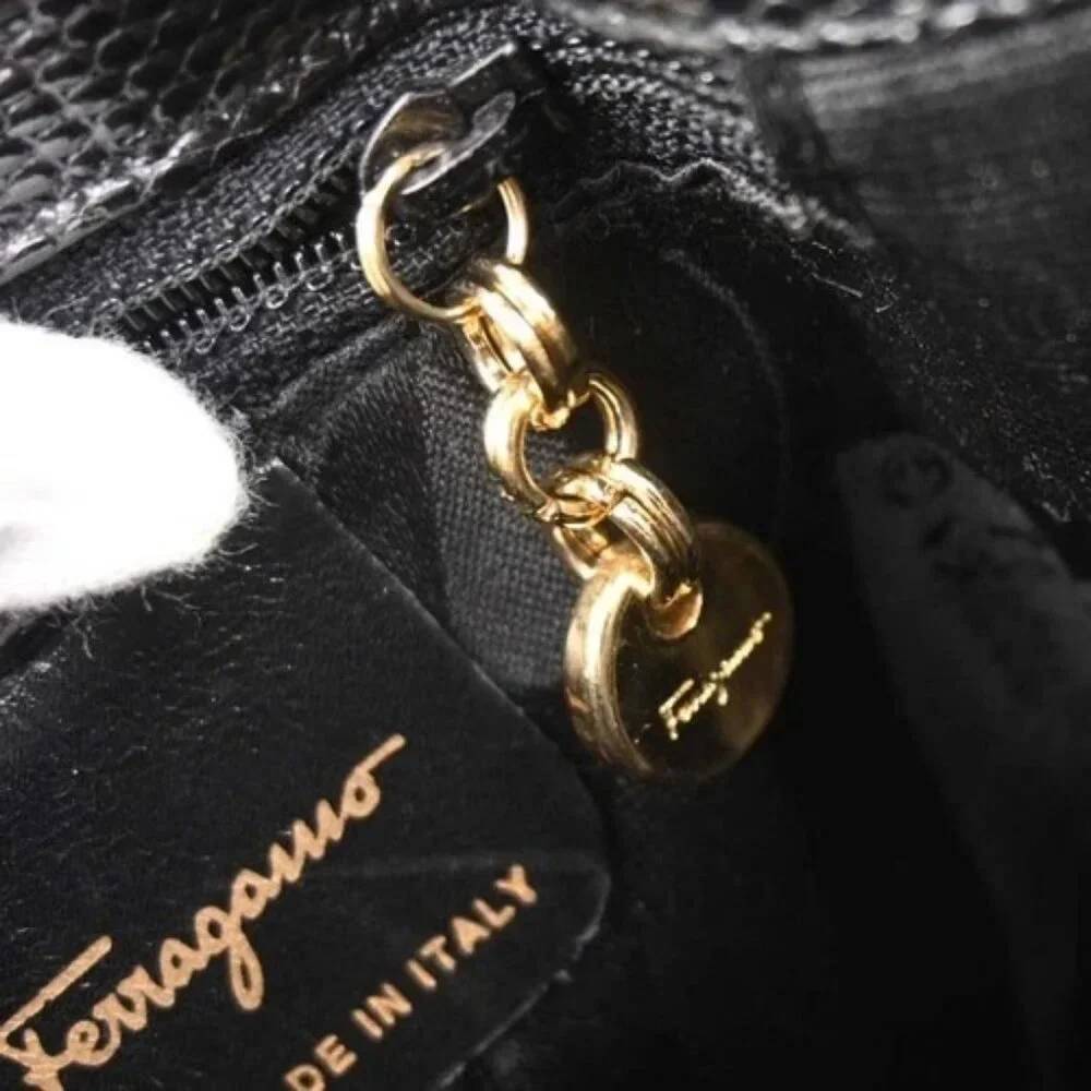Salvatore Ferragamo Black Backpack AQ-215676